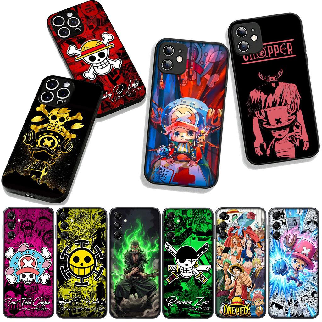 Per Samsung Galaxy A36 A17 A26 A07 A35 A54 A53 A13 A33 A34 S8 S9 S20 S21 FE S10 Plus Custodia Zoro Luffy One Tony Chopper Piece