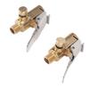 2PCS Tire   Chuck with Clip Adapter Brass Locking Tire Inflator Hose Adapter Anti Leakage Clip On Tire Chucks