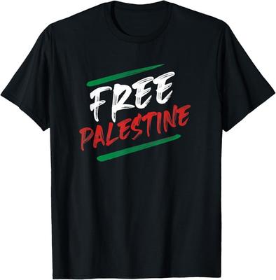 Free Palestine Cooles Tolles Arabisches Unisex T-Shirt