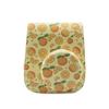 kinokoo Cheki Fujifilm Cheki instax mini11 Case instax mini11 Camera Case Cheki Protective Case with Shoulder Strap Case, (Orange Pattern)