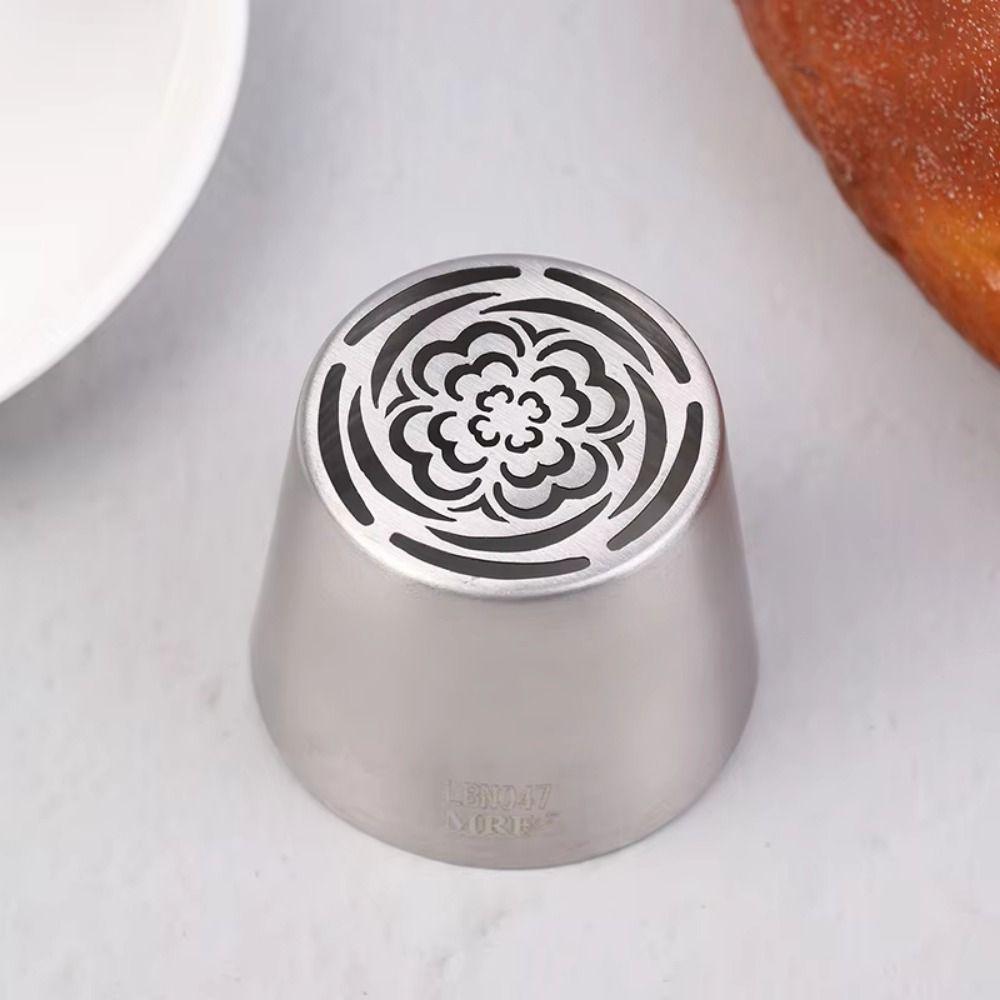 Large Size Pastry Piping Nozzle Creative Cream Piping Tips Cake Decorating Tips  Russian Icing