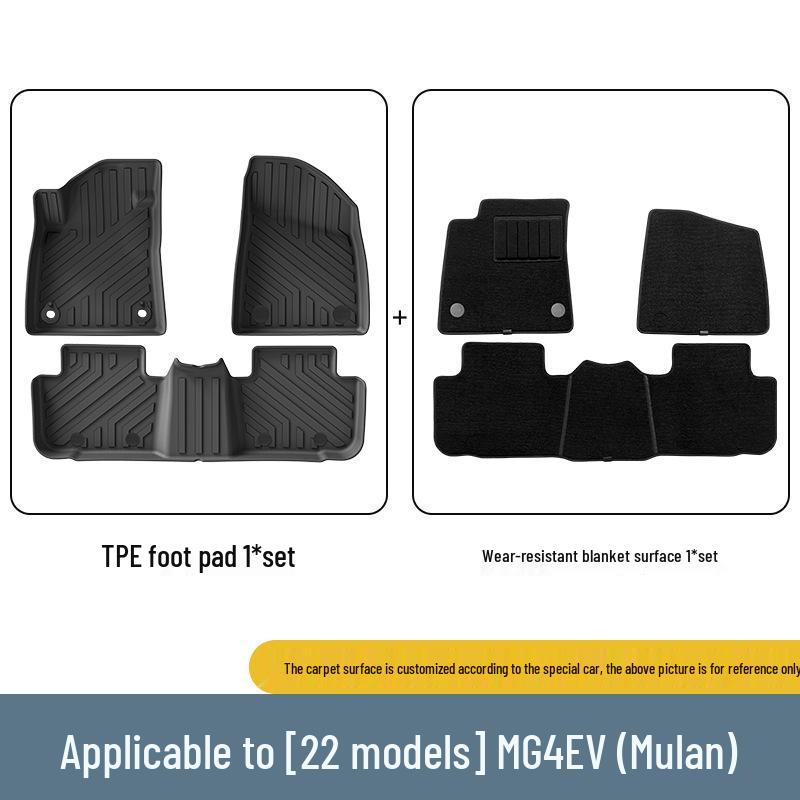 22 MG Mulan MG4 EV Full TPE Car Mats & Trunk Mats