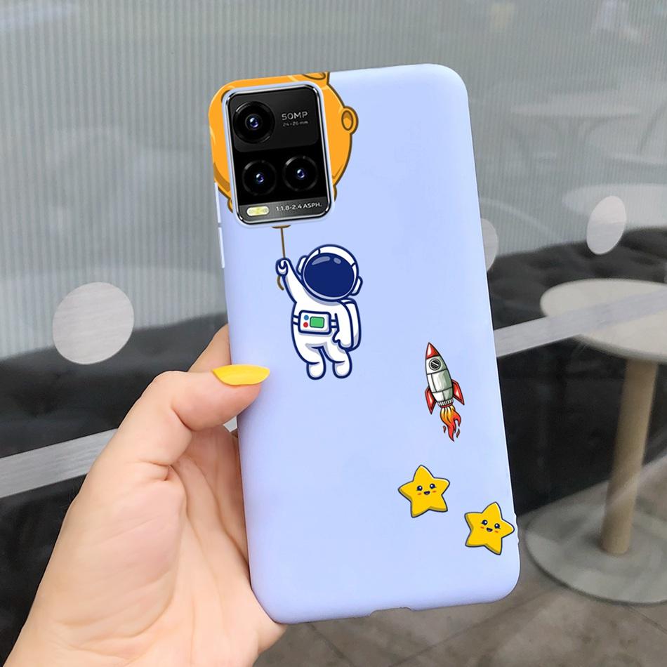 Cartooon Phone Case For Vivo Y21 2021 Y21S Y 21 V2110 V2111 Candy Silicon Case Back Cover For Vivo Y33S Y 33S V2109 Shell Funda