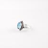 Swiss Blue Topaz Gemstone 925 Sterling Silver Jewelry Handmade Beautiful Ring RR-9-5