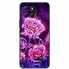 Für Honor 70 Lite Hülle Weiches TPU Silikon Bemalte Katze Schwarze Rückabdeckungen Für Huawei Honor70 Lite RBN-NX1 Hüllen Honor 70Lite 5G Tasche