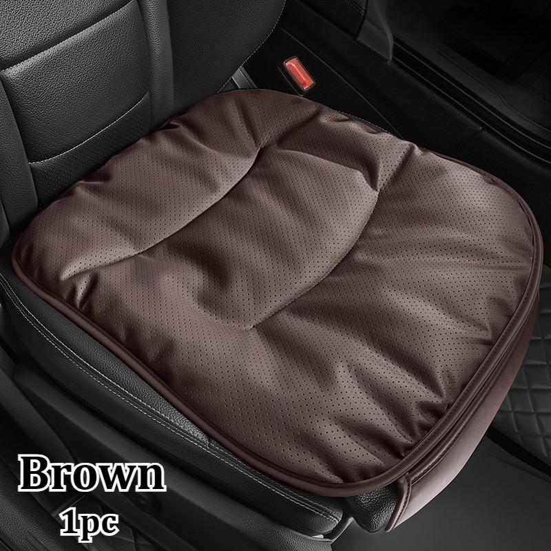 Premium Car seat cushion Luxury PU Leather Perforated Design Cloud Soft Sofa Comfort Sweat Absorbent Breathable Easy to install