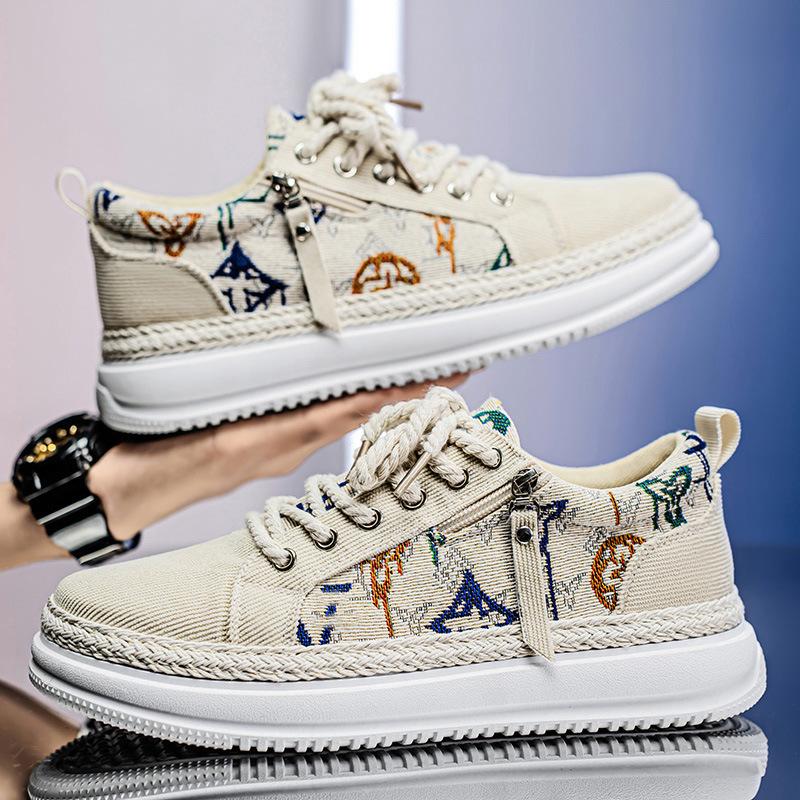 Men's shoes new summer breathable casual sports versatile lightweight low-top soft-soled men's canvas shoes