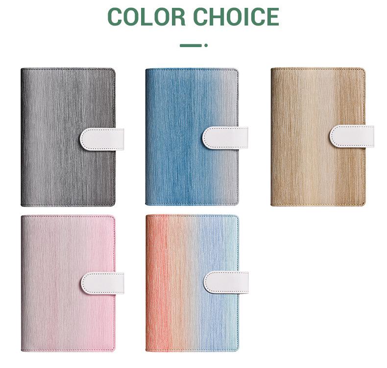 Macaron A6 Loose-Leaf Notebook for Phone, Cash, Budget, & Financial Planning