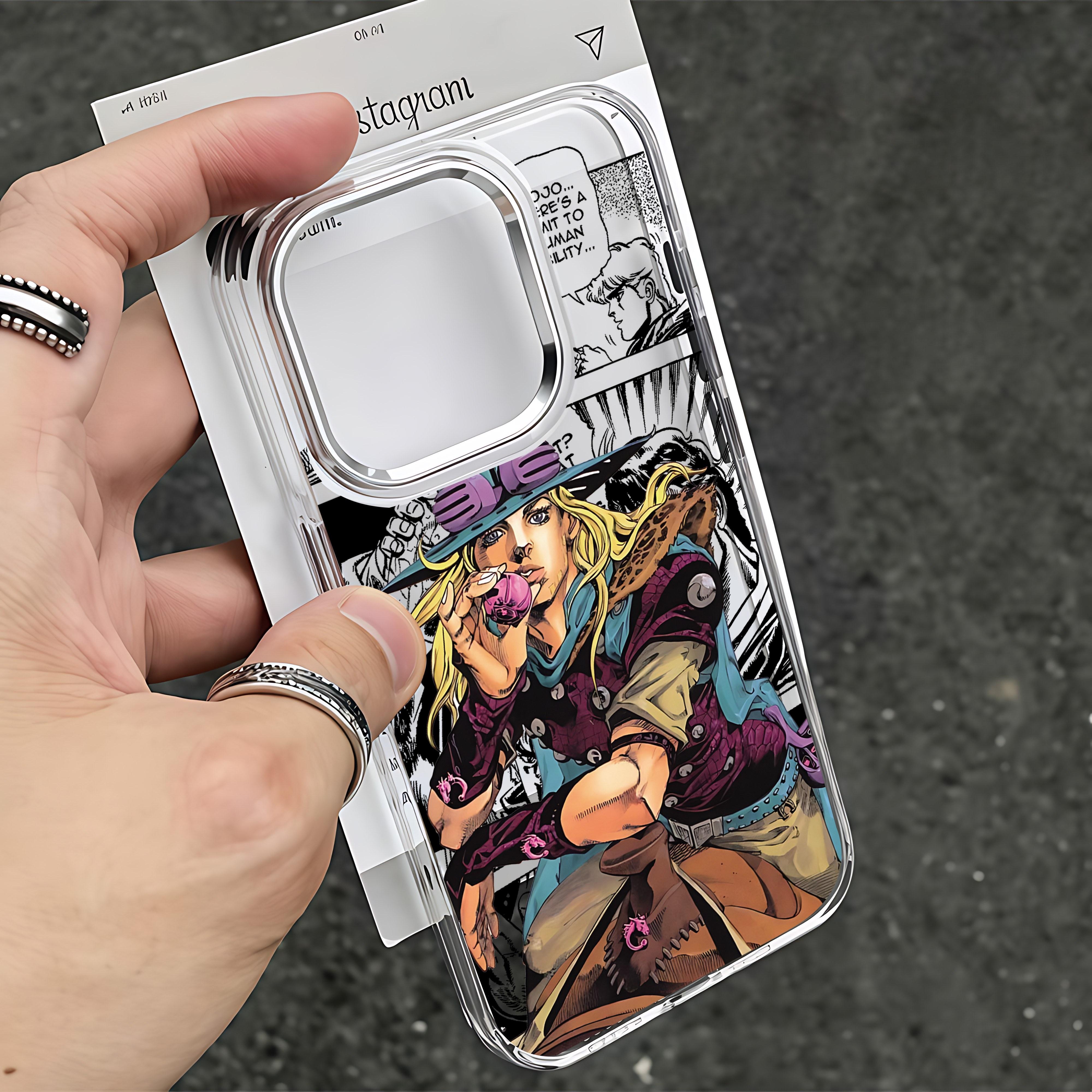

JoJo s Bizarre Adventure Phone Case for Samsung Galaxy S25 S24 S23 S22 S21 S20 Note20 FE Ultra Edge Plus 4G 5G Transparent Soft Samsung S25 5G