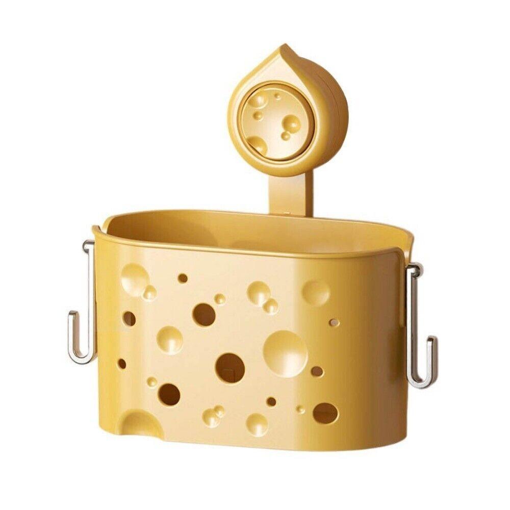 

Диспенсер для косметики RET, экономящий место ящик для хранения мочалок, новая корзина для хранения гаджетов для дома жёлтый