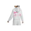 Nike Air Embroidered Logo Hoodie With Zip Women Hoodie Photon-Grey FN1895-025