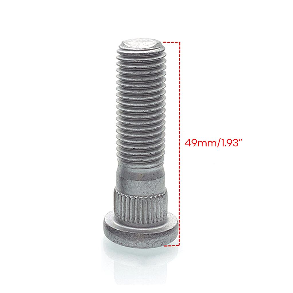 Vehicles Durable Reliable 9mm Trailer Hub/Wheel Press Studs Extended Wheel Lug Nut Tire Screw Attachment M12x1.5 10 Pack
