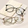 Round Mutifocal Progressive Reading Glasses Unisex Luxury Near Far Presbyopia Eyeglasses Fashion Design Transparent Eyewear