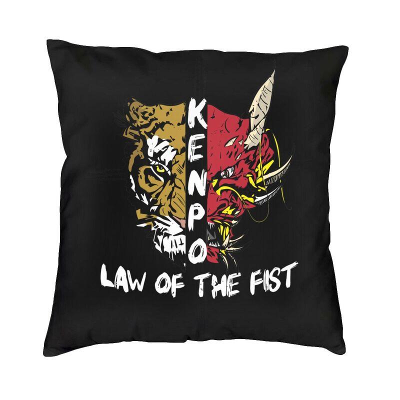 Fashion Kyokushin Karate Kanji And Symbol Throw Pillow Case Home Decor Custom Square Cushion Cover 45x45 Pillowcover Living Room