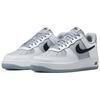 New Nike Air Force 1 Low Cut Out White Grey Black Swoosh DV3501-100