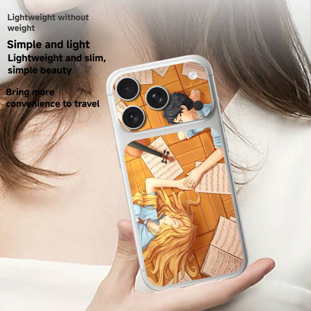 Amine Y-Your Lie In Aprils for iPhone 17 Pro/17 pro max Protective Film for Back, Camera(Not Phone Case)