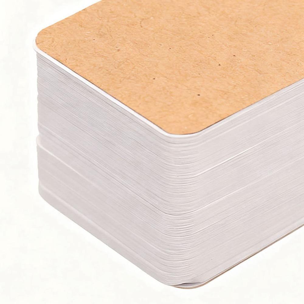 Paper Ring-bound Blank Word Flash Cards Student English Word Memorization коричневый