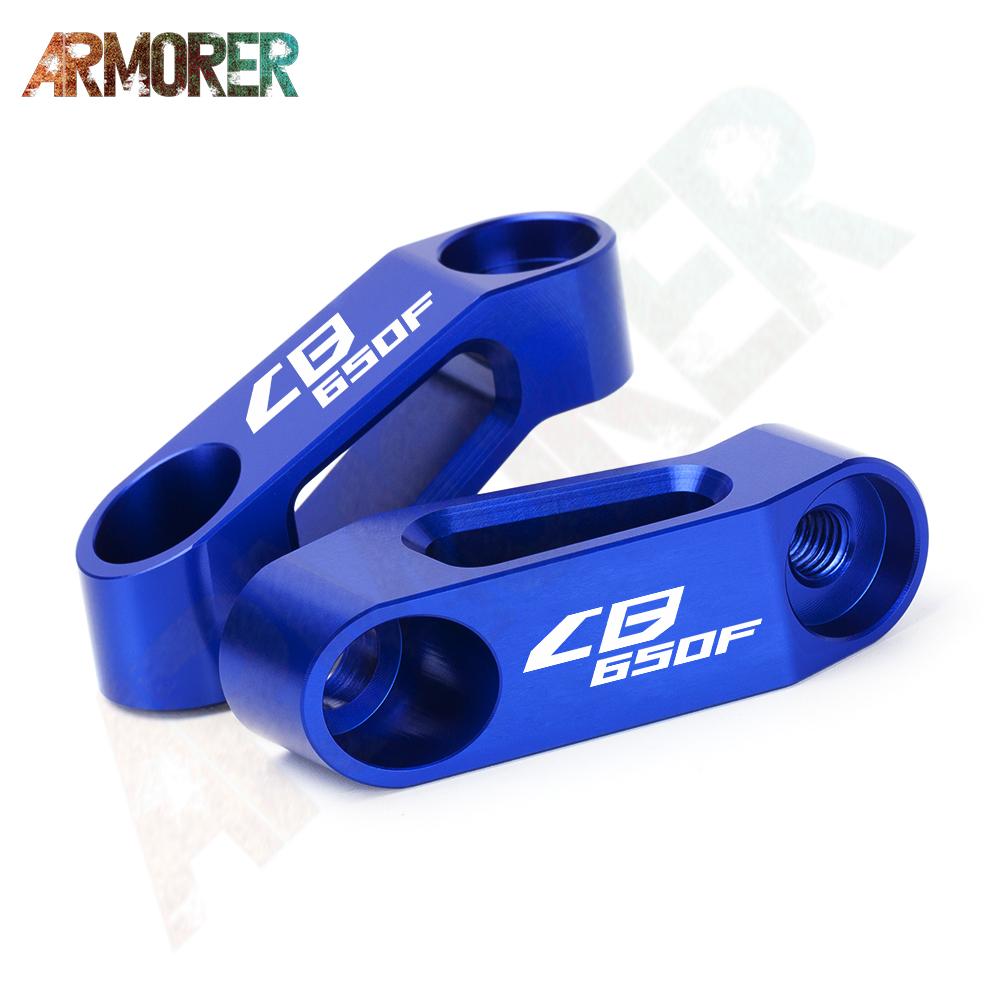 Motorcycle Accessories For HONDA CB650F CB 650F CB650 F CB 650 F 2014 -  2018 Rearview Mirror Extension Mount Bracket