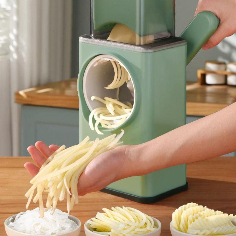 Labor-saving Hand-Crank Vegetable Slicer Vegetable Shredder Nut Grinder Rotary Cheese Grater Salad