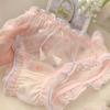 Girl Sweet Lady Mesh Lace Girl Pure Cotton Underwear Female Sexy