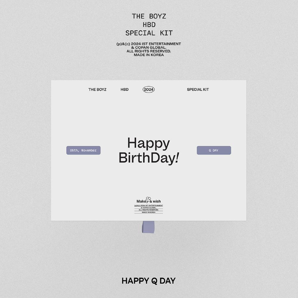 

Предварительный заказ THE BOYZ HBD Q Special Kit