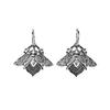 Stainless Steel Gothic Retro Moth Earrings