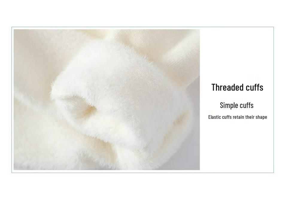 Men's Korean Style Velvet Half-High Collar Sweater, Warm and Thickened Knitted Base Layer for Autumn and Winter