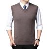 Men's Casual Sweater Vest Warm Comfortable Autumn Winter Outerwear Knitted Sweater