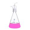 Leigu Thick-Walled High Borosilicate Glass Vacuum Buffer Bottle