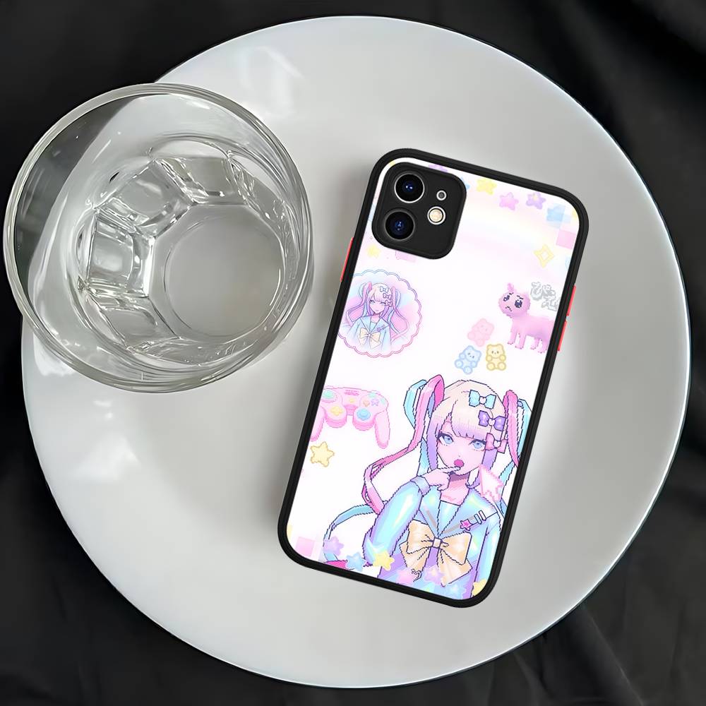 N-Needy Girl Overdose Game Matte Silicone Phone Cases For IPhone 16 13 15 12 11 Pro Max Plus For IPhone 14 15 Pro