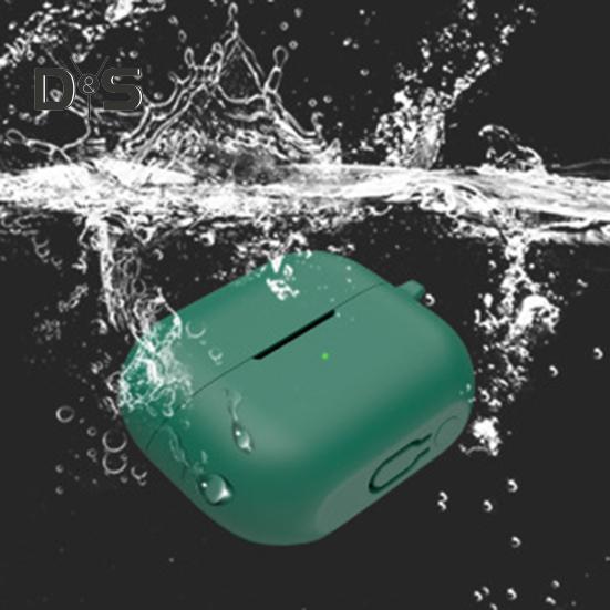 Jednobarevné ochranné pouzdro na sluchátka odolné proti nárazu odolné proti nárazu 360stupňová ochrana silikonové nabíjecí pouzdro pro SamsungGalaxy Buds 3/3pro