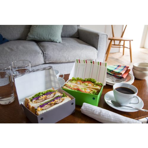 Hosho Pane Pacco Sandwich Case, Striped/Nero, PP-308-STB