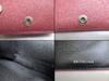 Authentic BALENCIAGA Glitter Pink Leather Trifold Cash Mini Wallet Purse #b183 Open box