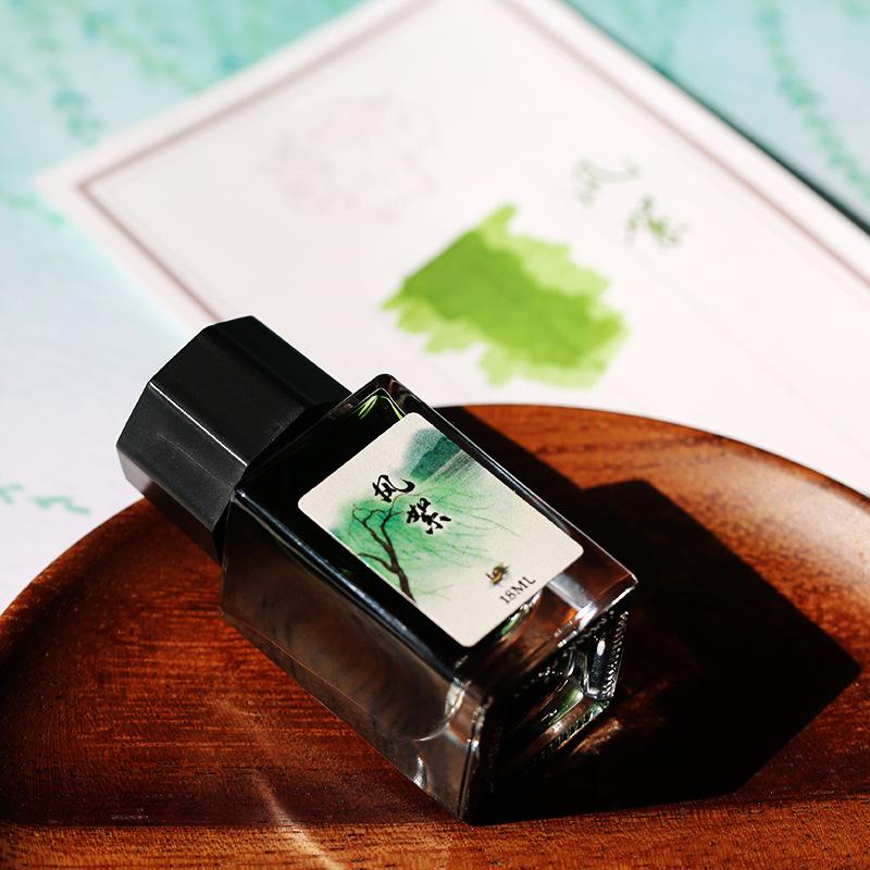 Mojiang 18ml Poetic Fashion Series Fountain Pen Ink for Writing & Drawing - Non-Carbon, Blockage-Free.