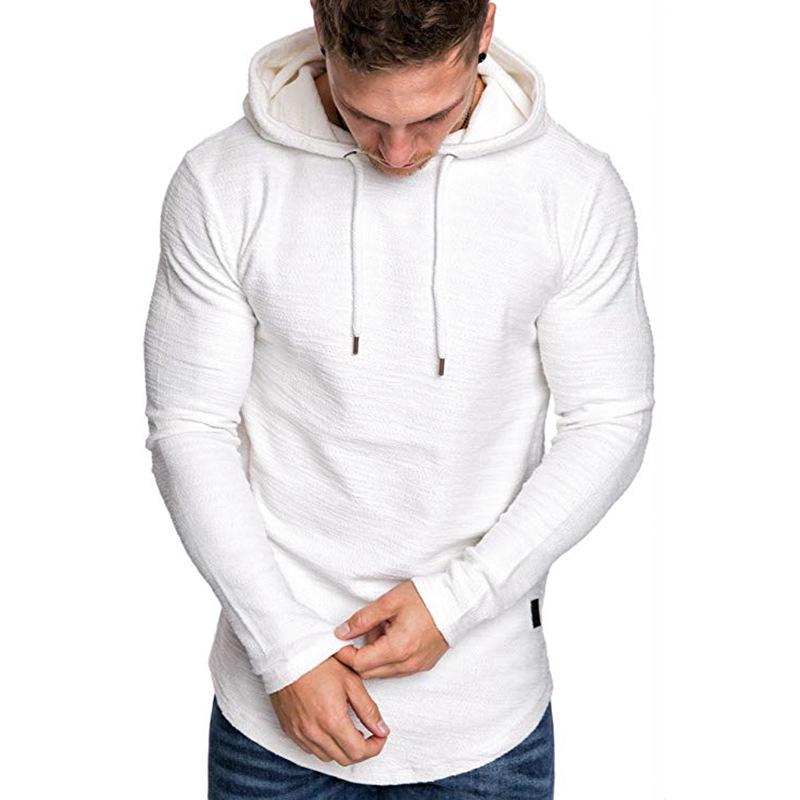 Men's Long-sleeved T-shirt Casual Sports Hoodie Sweatshirt Men's T-shirt Men's Tops Bottoming Shirt