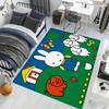 Cartoon Rabbit kawaii fun M-Miffy hogar Bedside Rug Kitchen Bath Floor Mat Hallway Balcony Carpet Entrance Doormat Decor Home