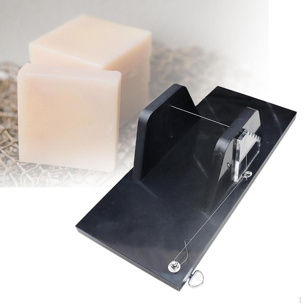 Handmade Soap Cutter Cutting Tool Adjustable Thickness with Scale Wire Slicer for