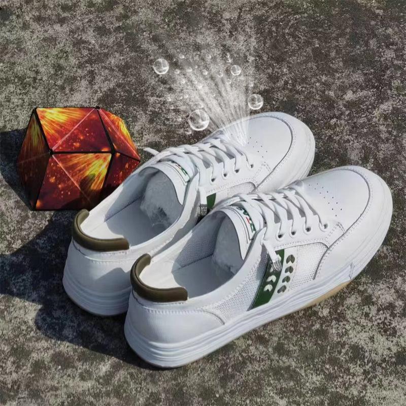 

Туфли белые из натуральной кожи женские весенние новые плоские туфли без застежек повседневные кроссовки кроссовки 40