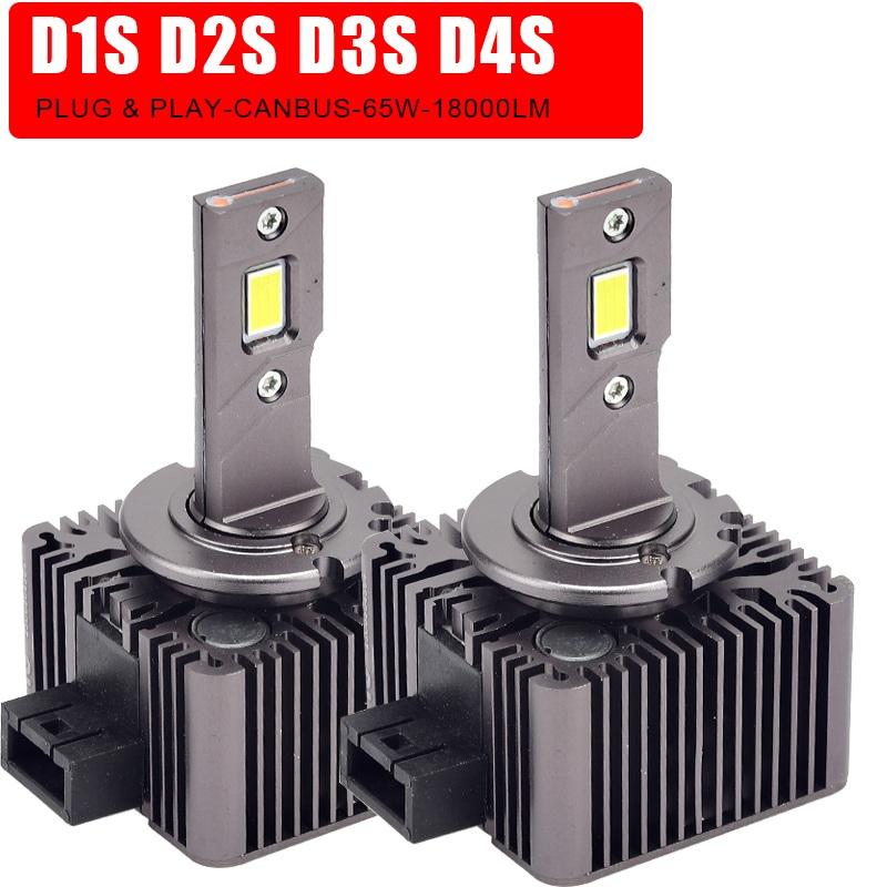 

D1S D3S Светодиодные фары 36000Lm D4S D5S D2S D8S Автомобильные лампы Canbus 130W D1R D2R D3R D4R Автомобильная лампа