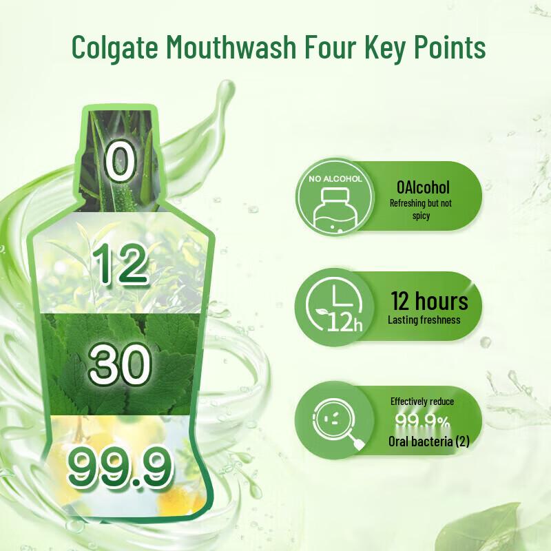 Colgate Vitality Mint Mouthwash & Total Toothpaste Bundle