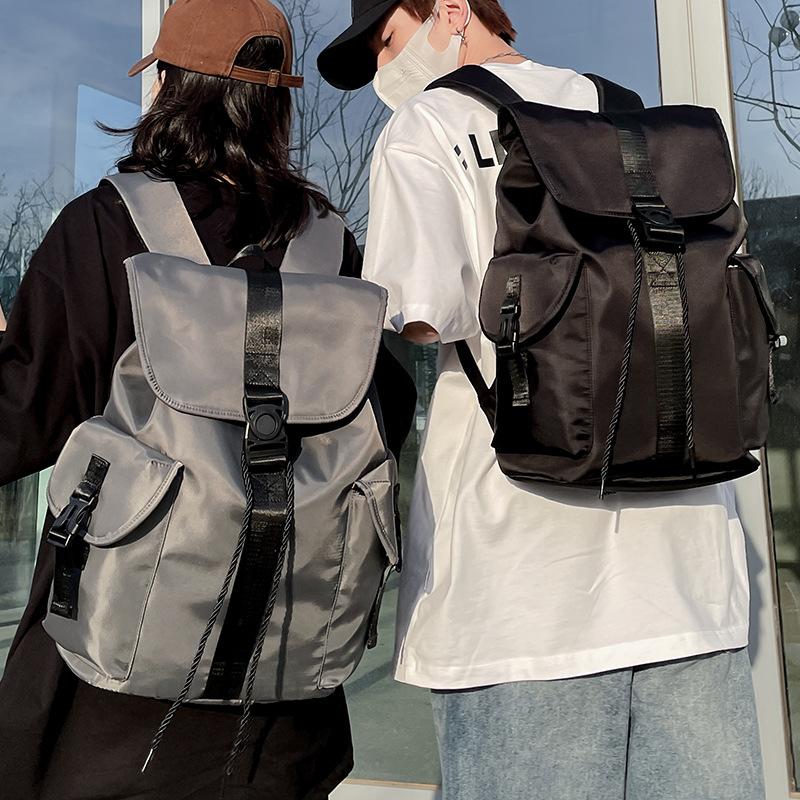 Children's Schoolbags College Students Girls High School Students Solid Color Backpack Junior High School Students Elementary School Students Backpack