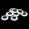 8pcs Bath Shower Door Rollers/Runners Pulleys 23mm Diameter Wheel Bathroom Replacement Part Enclosures Cabins
