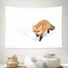 Arctic Fox Tapestry Forest Animal Wall Hanging Nature Home Decor Bedroom Living Room Aesthetic Room Decor Throw Blanket Cozy Vib