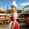 With Braids Party Hat Polyester Festival Costume Accessory High Quality Oktoberfest Hat  Party