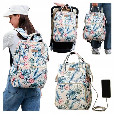 Mochila Organizadora Para Carrinho Para Mãe E Bebê 3 Em 1 Térmica Para Passeio