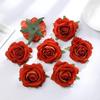 Premium Velvet Artificial Rose Heads for DIY Brooches and Clothing Accessories