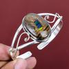 Ethopian Opal In Boulder Opal Gemstone Cuff Bracelet 925 Sterling Silver Bangle Adjustable Cuff Bracelet Handmade Jewelry Anniversary Gifts