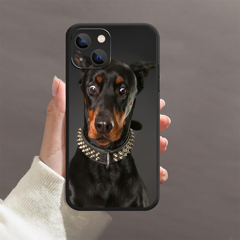 Dobermann Hund Tier Handyhülle für iPhone Samsung Galaxy Redmi Xiaomi Oppo OnePlus Note SA 7 8 9 10 11 12 13 14 20 21 22 23 53 54 Pro Max Ultra