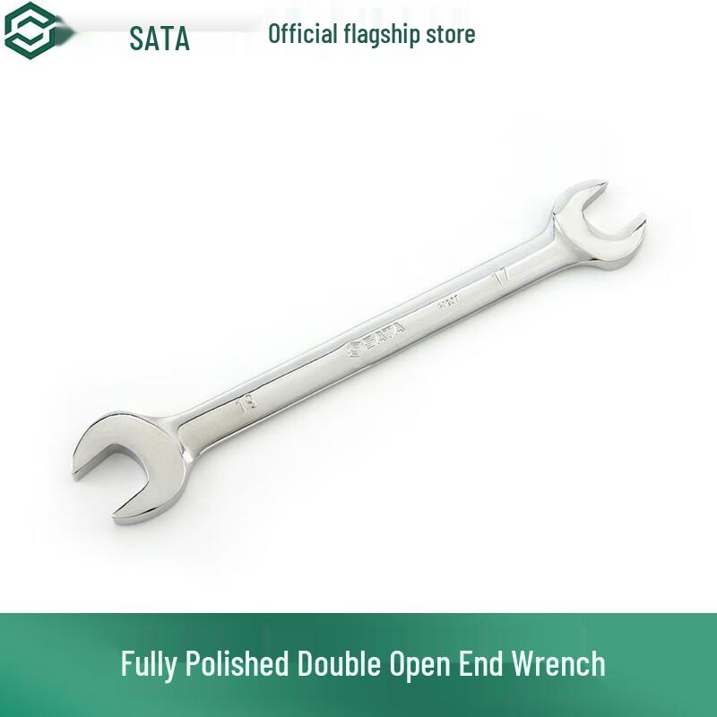 SATA Fully Polished Double Open-End Wrench