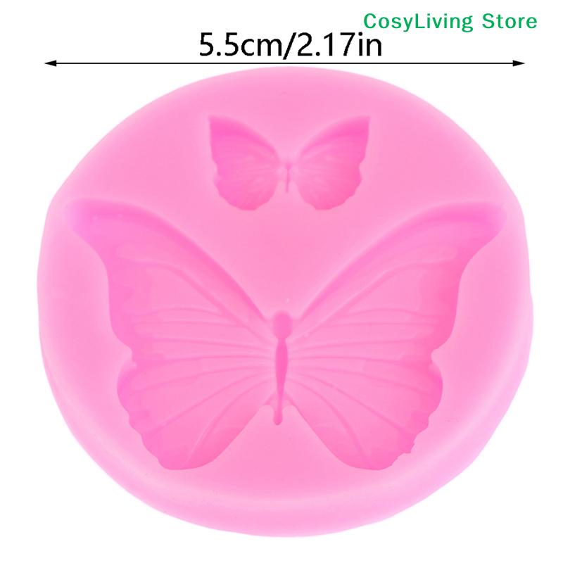 [CL]1Pc Butterfly Silicone Molds Mini Butterfly Cake Fondant Mold DIY Chocolate Candy Cupcake Topper Decoration Desserts Mold